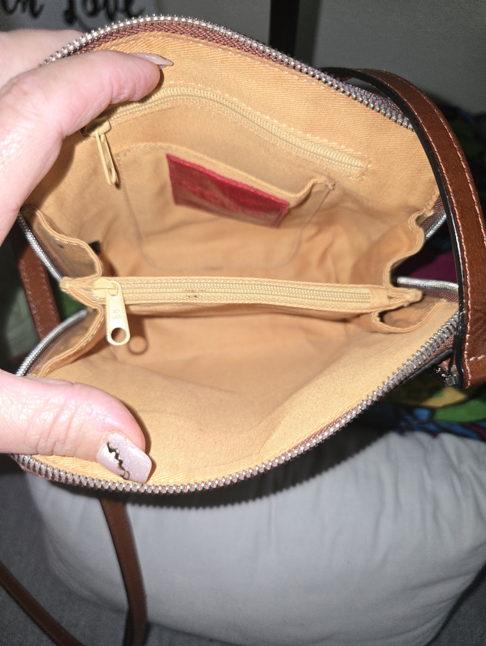 HOBO Classic Women’s Crossbody Bag - Brown - Picture 5 of 9
